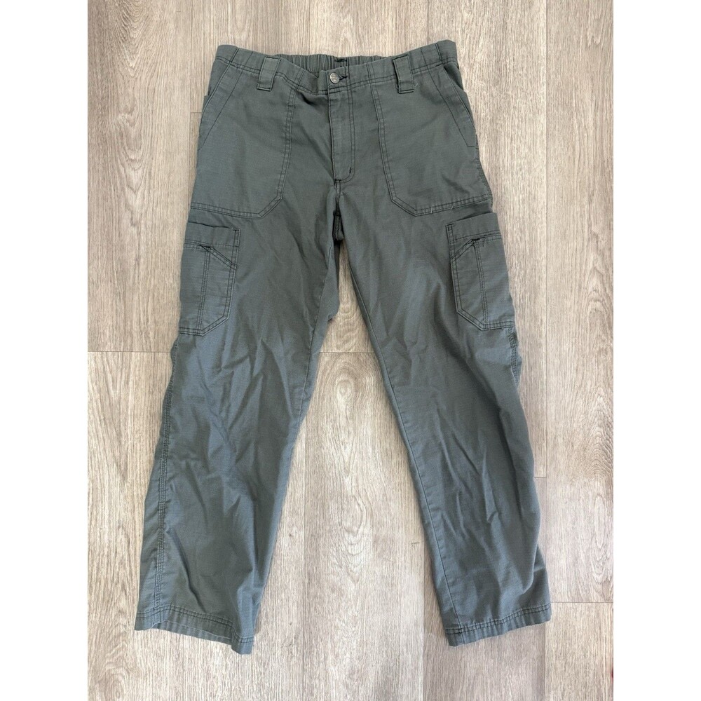 Carhartt Men's Ripstop Cargo Scrub Pants C54108 Green 8-Pocket Size 32x30 (S)